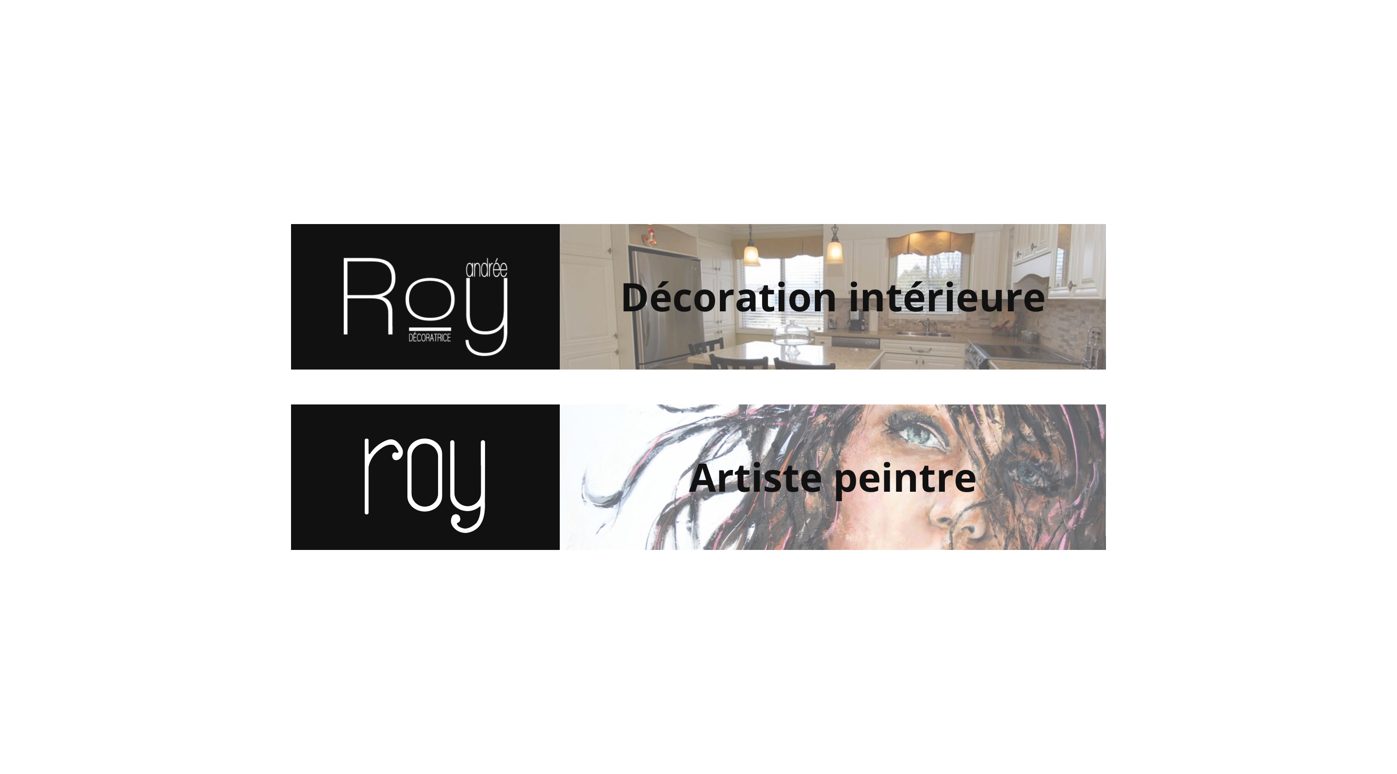 page d'accueil du site andreeroy.com